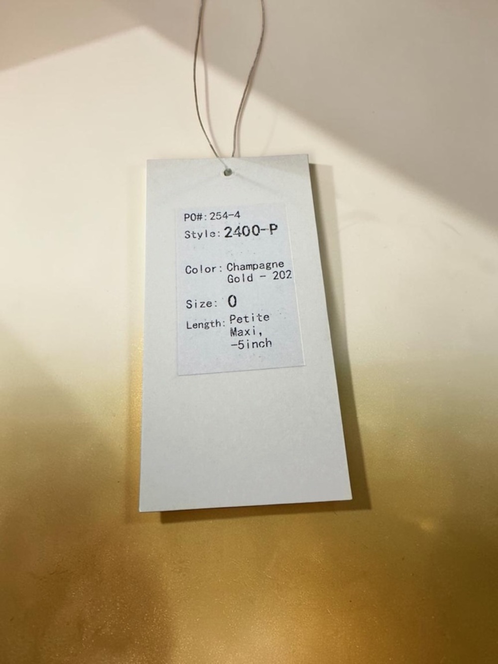 Revelry Champagne Gold Convertible Sequin Maxi Gown- Size 0 - Picture 11 of 15